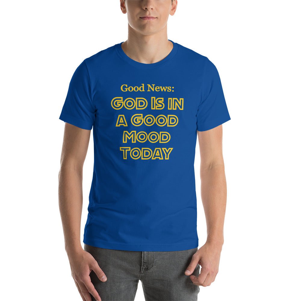 Good Mood God Short - sleeve unisex t-shirt - Get Zipped