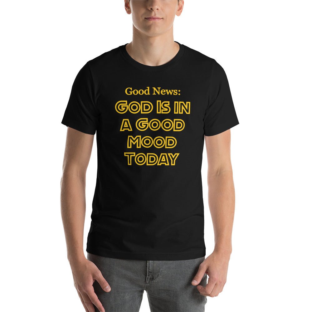 Good Mood God Short - sleeve unisex t-shirt - Get Zipped