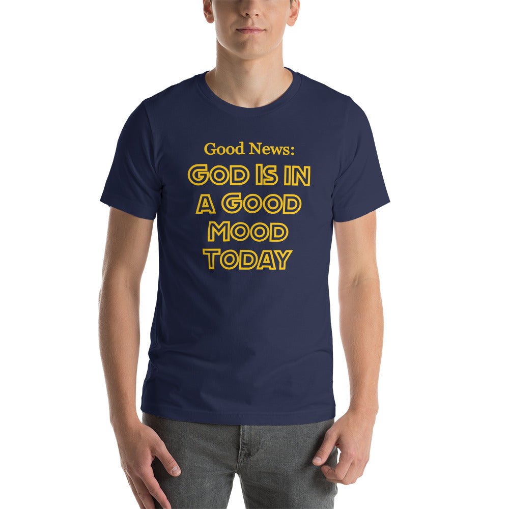 Good Mood God Short - sleeve unisex t-shirt - Get Zipped