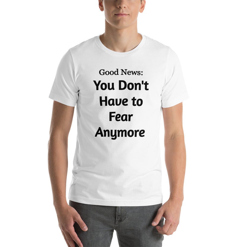 No Fear Short - sleeve unisex t-shirt - Get Zipped