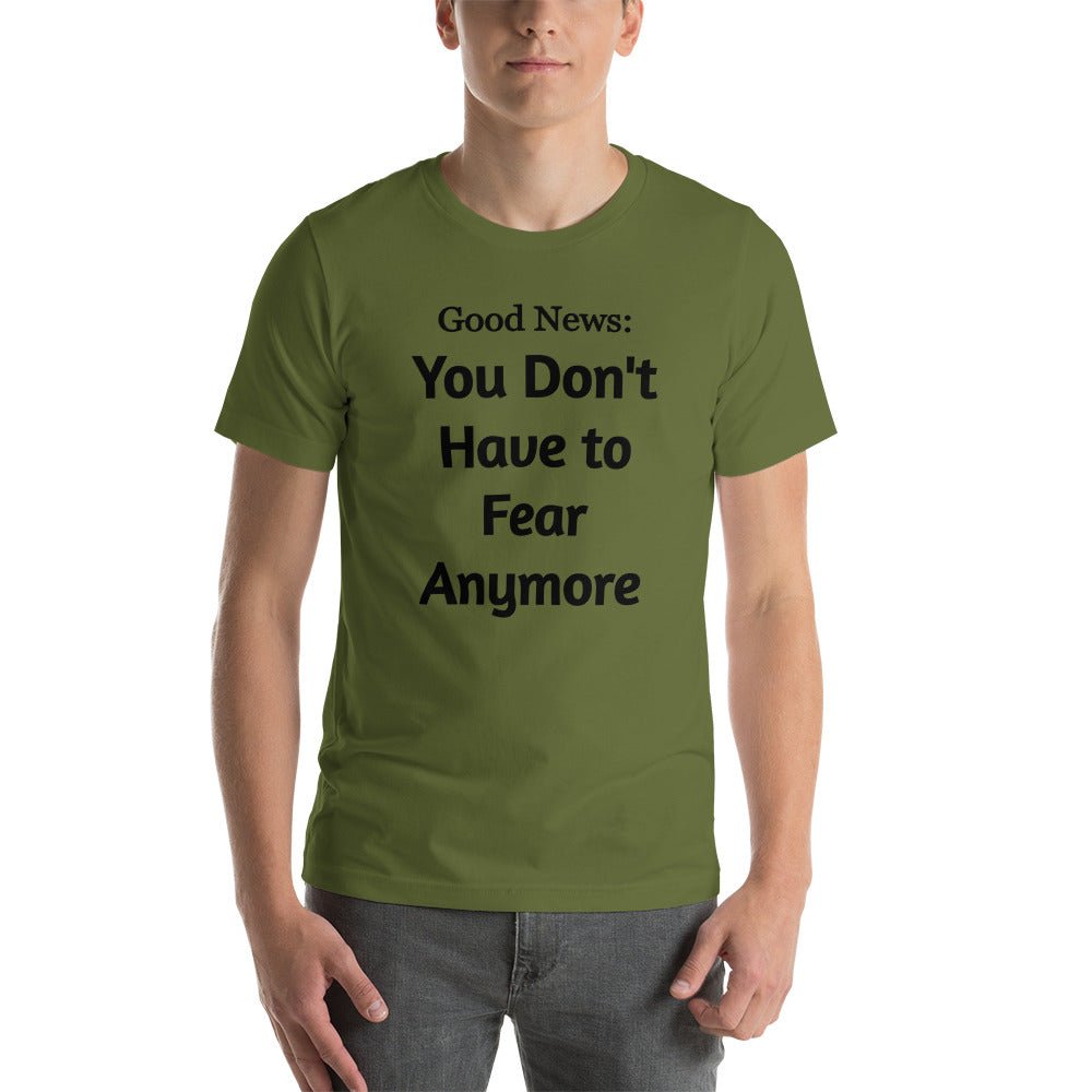 No Fear Short - sleeve unisex t-shirt - Get Zipped