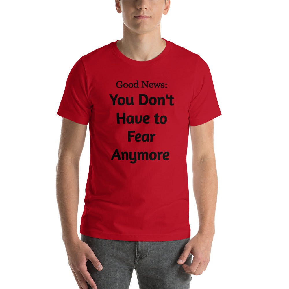 No Fear Short - sleeve unisex t-shirt - Get Zipped