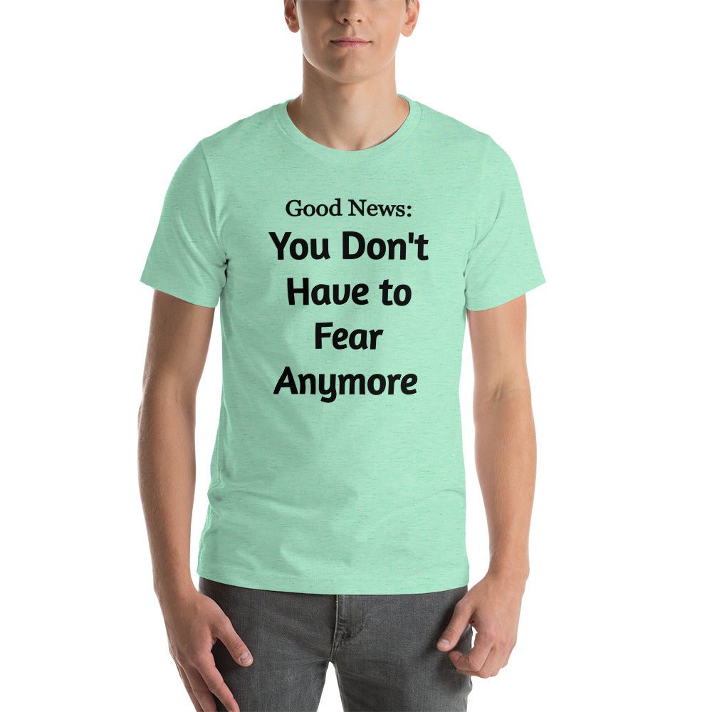 No Fear Short - sleeve unisex t-shirt - Get Zipped