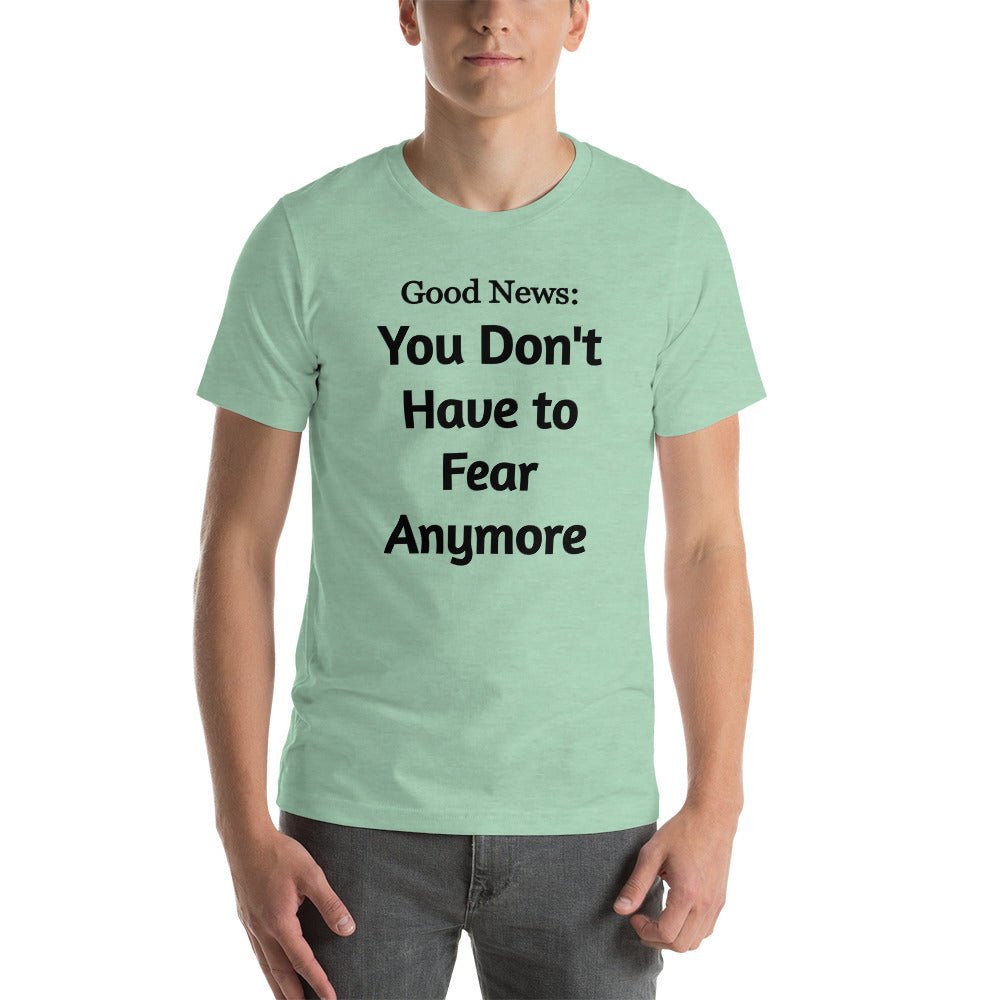 No Fear Short - sleeve unisex t-shirt - Get Zipped