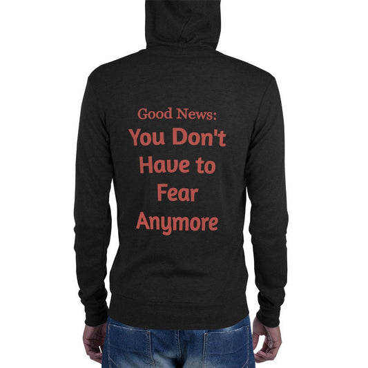 No Fear Unisex zip hoodie - Get Zipped